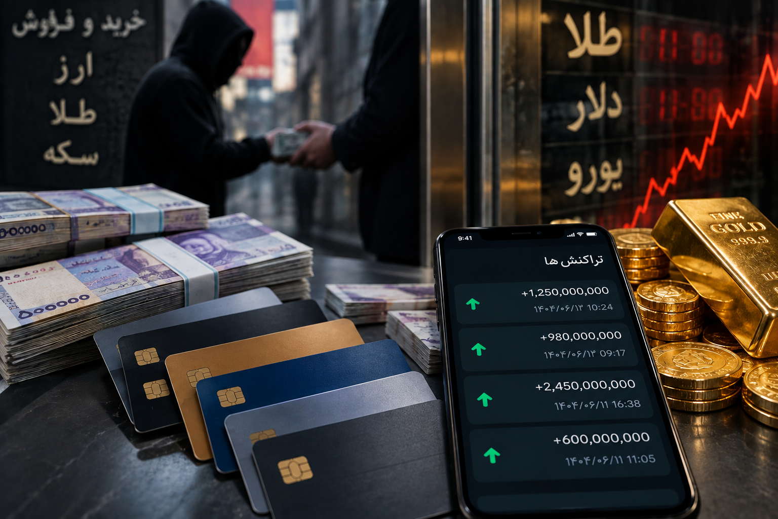 حساب‌های اجاره‌ای؛ حلقه پنهان انتقال پول در بازار ارز و طلا