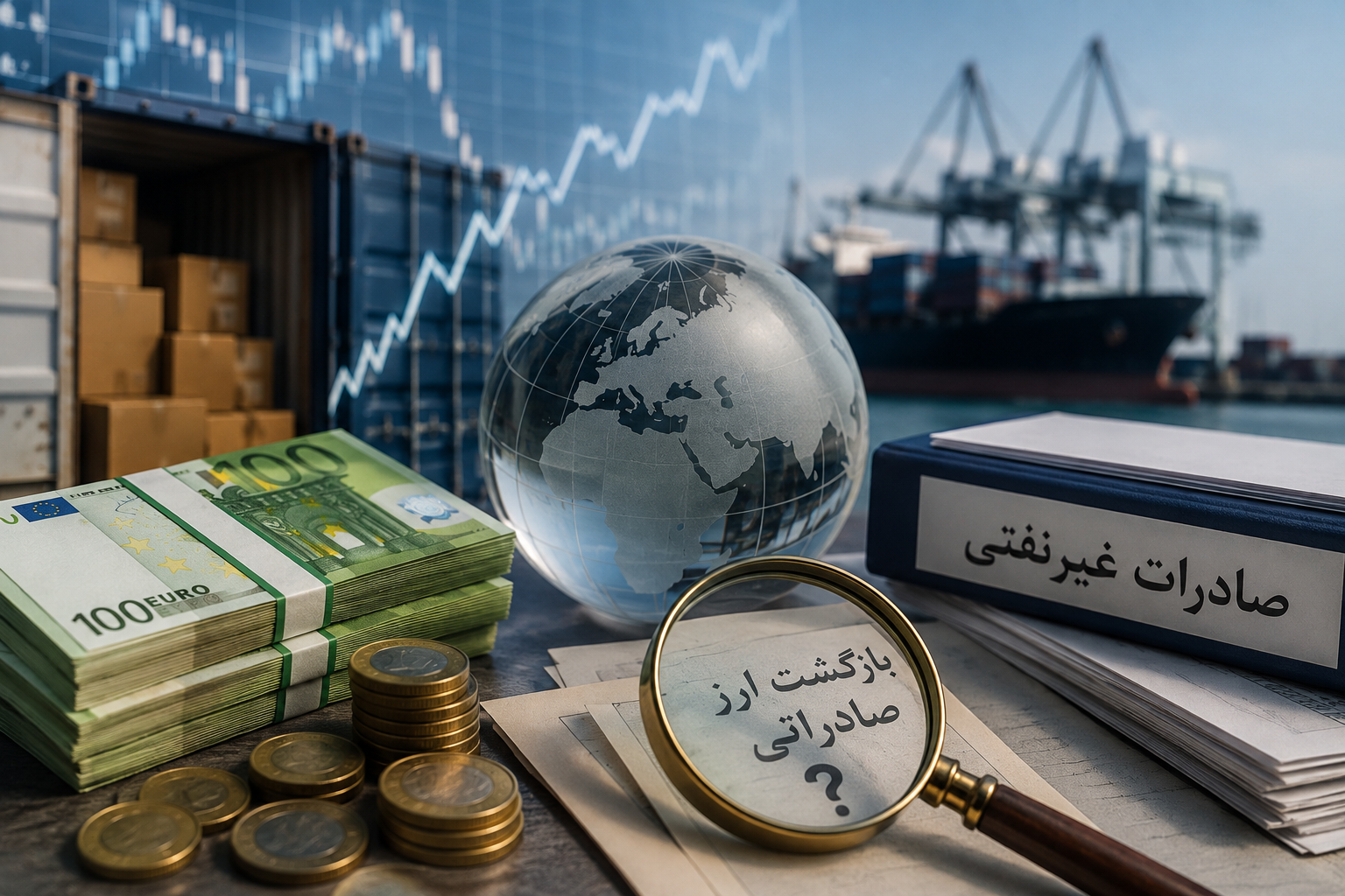 ۷۳ میلیارد یورو ارز صادراتی به چرخه رسمی اقتصاد بازنگشت