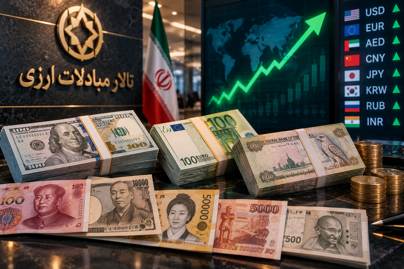 جهش حواله دلار به ۱۶۵ هزار تومان؛ یورو و درهم هم صعودی شدند