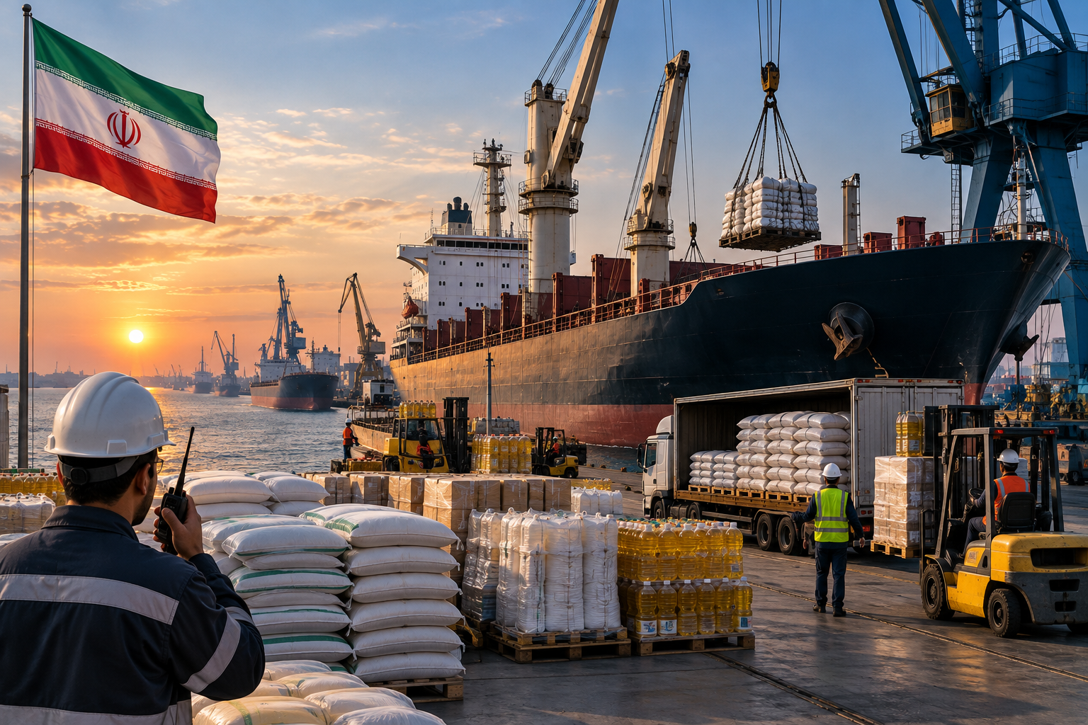 ۴.۶ میلیون تن کالای اساسی در بنادر در حال ترخیص است؛ جزئیات موجودی گمرکات